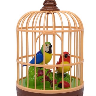 Charmantcc1 Chim Chuông Điện Tử Trong Lồng Đồ Chơi Cho Người Yêu Thiên Nhiên Trang Trí Phòng Trẻ Em