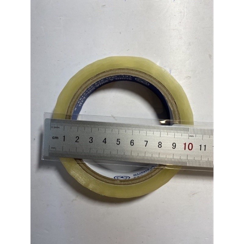 [ 1 CÂY 200Y ] Băng keo TRONG dán thùng hàng, đóng gói hàng hóa bản 48mm 200 yards.