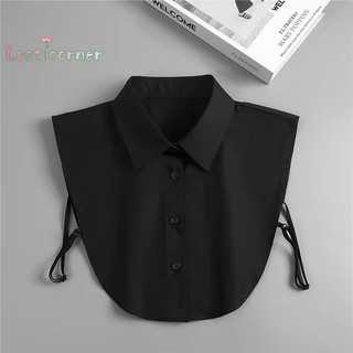 [Lostcorner] Cổ Giả Cho Áo Sơ Mi Cổ Có Thể Tháo Rời Áo Sơ Mi Chắc Chắn Ve Áo Áo Top Nam Nữ Đen Trắng Quần Áo Áo Sơ Mi Phụ Kiện DropShip [Mới]