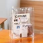 GETVOW Tote, Túi dạy kèm PVC dung tích lớn, Túi xách trong suốt di động Đồ dùng học tập