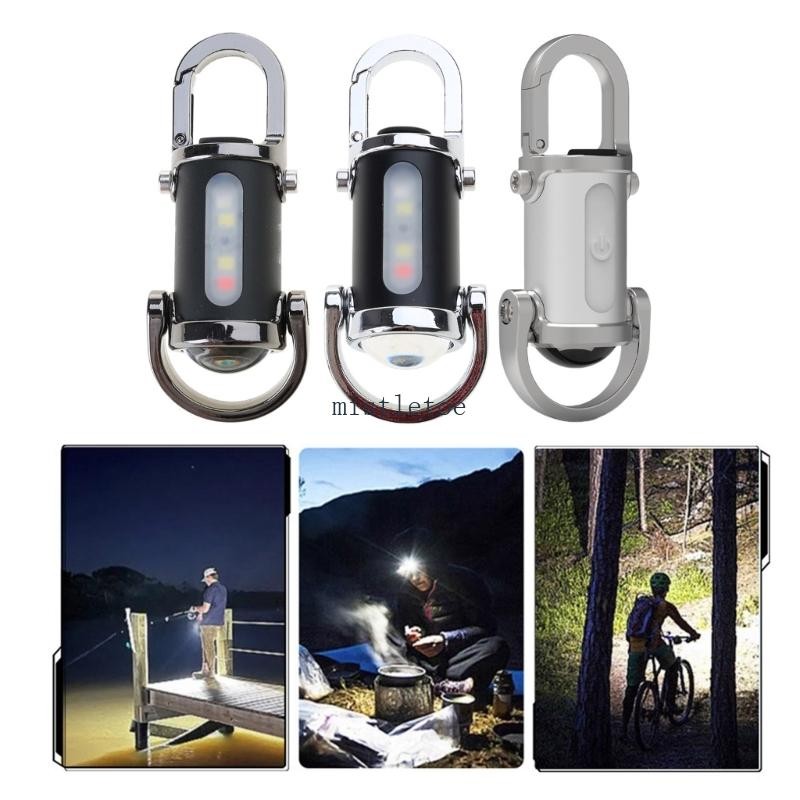 MIS Sạc LED Móc Khóa Đa Năng Làm Việc Đèn Móc Khóa Kiểm Tra Thực Tế Móc Chìa Khóa Cho Ngoài Trời Activi