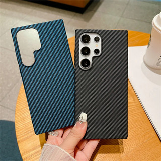 Ốp lưng cho Samsung Galaxy S25 S24 S23 S22 S21 Ultra Plus Vỏ sợi Carbon siêu mỏng