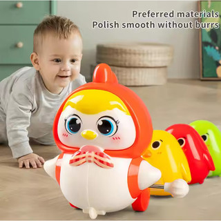 Bộ Đồ Chơi Đàn Gà Vặn Cót Xoay 360° – Gà Nối Đuôi Cho Bé Từ 6 Tháng