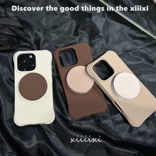 Ốp Điện Thoại Từ Silicon Lỏng Sang Trọng Thích Hợp Cho iPhone16 15 14 13 promax Camera Chống Sốc Bảo Vệ Lỗ Lớn Da Chống Rơi Ốp Lưng Mềm