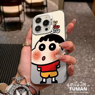 Vỏ Crayon Shin-chan dễ thương cho OPPO Realme Neo 7 GT6 GT5 P1 Pro 6i 5i 5s 5 Q5 C3 C1 Reno 6 5 Pro 5F 4F 4 Lite 5G 4G Vỏ bảo vệ ống kính Vỏ điện thoại chống rơi