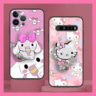 Ốp Điện Thoại Đơn Giản Cát lún Cho LG V60 ThinQ 5G Chống Va Đập Trôi Cát Thiết Kế Thời Trang Silicon Bảo Vệ TPU Da Cảm Giác Silicon Dễ Thương Bền Lấp Lánh Mềm Ốp Lưng Xoay Được