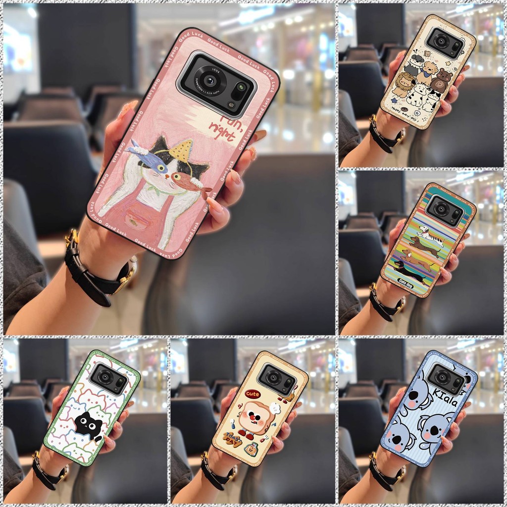 Túi Điện Thoại Dễ Thương Ốp Lưng Điện Thoại Sharp Aquos R6 / SH-51B / P6 / R6G TPU Bền Di Động Ốp Lưng Bảo Vệ Điện Thoại Thiết Kế Thời Trang Hoạt Hình Chống Bụi Chống Thấm Nước Vỏ Điện Thoại Di Động Graffiti