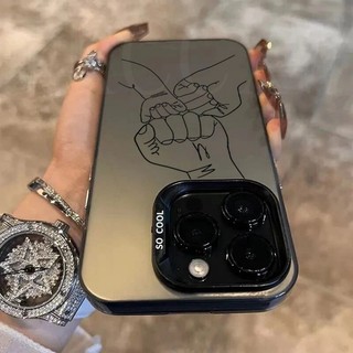 Ấm Áp Gia Đình Cầm Tay Cặp Đôi Mạ Điện Bạc IMD Dành Cho Tecno CAMON 30S 30 POP9 Spark GO1 30C 10Pro 8c 9 6Go 10 10C 20 20C Ốp điện thoại