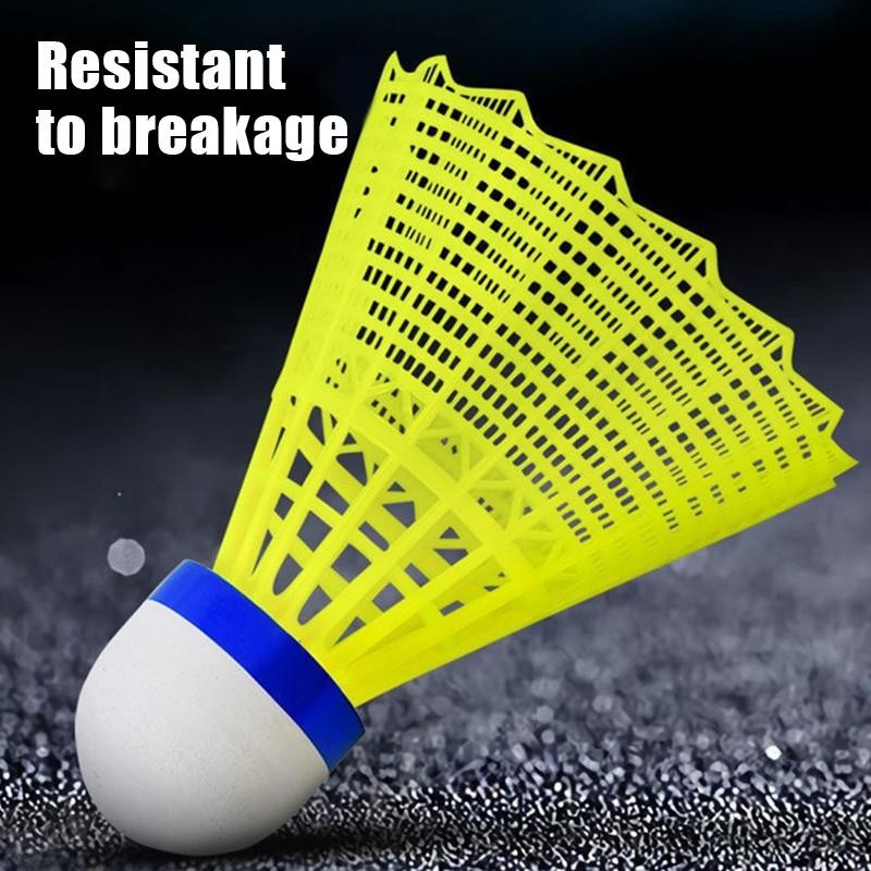 TMOY 1 CÁI Cầu Lông Nhựa Cầu Lông Vàng Trắng Học Sinh Nylon Cầu Lông TCM