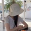 Mũ chống nắng SNUGHOUSE, Mũ ngư dân màu trơn buộc dây, Dây buộc gió mỏng Mũ xô mùa hè