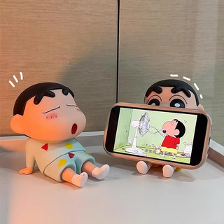 Sáng Tạo Điện Thoại Di Động Máy Tính Bảng Đứng Dễ Thương Anime Nhân Vật Crayon Shin-chan Giá Đỡ Điện Thoại Để Bàn Đồ Trang Trí Phụ Kiện Quà Tặng