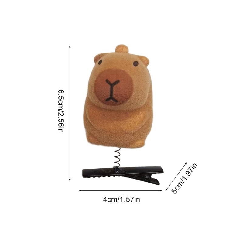 YOI 5 Chiếc Dễ Thương Capybara Sang Trọng Kẹp Tóc Đáng Yêu Capybara Kẹp Tóc Phong Cách Trang Trí Tóc Thích Hợp Cho Thời Trang Trung Hoa