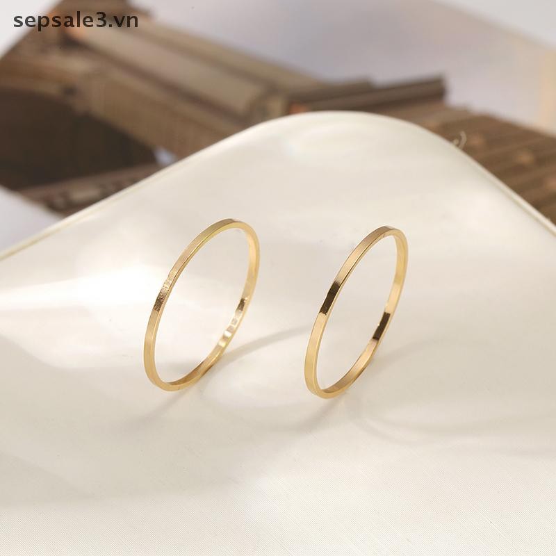 # Vn # 2 Chiếc Cổ Điển Đơn Giản Dainty Smooth Woman Nhẫn Mỏng Chất Lượng Hàng Đầu Trang Sức Dành Cho Nữ Cô Gái Thời Trang Tiệc Cưới Trang Sức Quà Tặng.