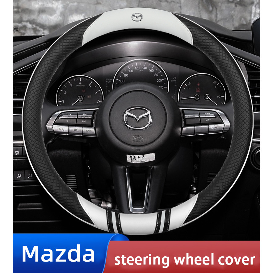 Alcantara Bọc Lái Tất Cả Các Mùa Không Mùi Mỏng Tất Cả Các Mẫu Xe Mazda Lông Thú Da Thật Vô Lăng Bao Da Mazda 2 3 5 6 7 8 CX3 CX5 CX7 CX98 CX9 MX5 MX7 RF