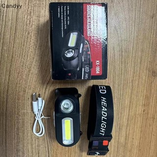 Cổng Usb đa chức năng NDY Đèn pha có thể sạc lại Cob Đèn pin khẩn cấp ngoài trời 18650 Đèn câu cá N