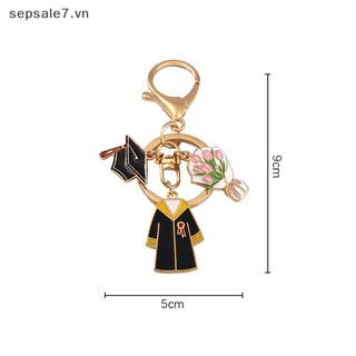 [Hotoy] Móc khóa tốt nghiệp cá nhân sáng tạo đơn giản Mặt dây chuyền trang phục học thuật Unisex cổ điển Sinh viên Quà tặng mùa tốt nghiệp Quà tặng {vn}