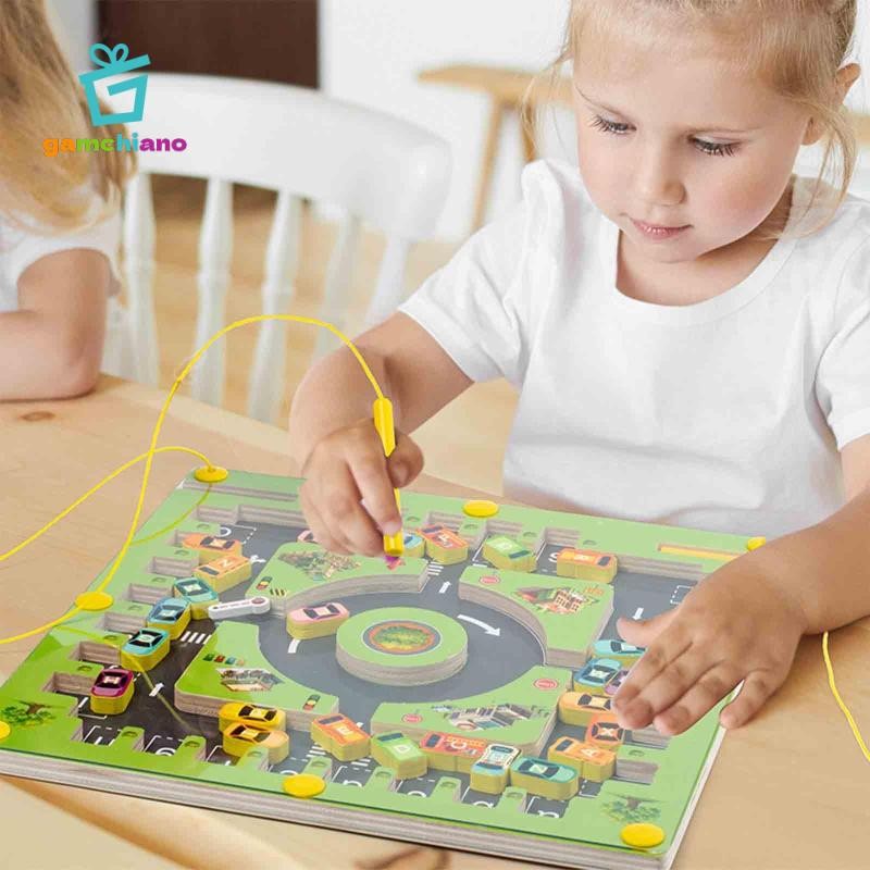 Gamchiano Bảng Chữ Cái Mê Cung Bảng Chữ Kỹ Năng Vận Động Tinh Tế Nhận Dạng Chữ Đồ Chơi Cho Trẻ Em Bé Trai Và Bé Gái 3 4 5 Tuổi