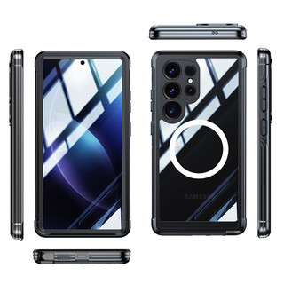 [Jlk] Dành Cho Samsung S25 Ultra ốp lưng s25 fe S24 Plus A16 Ốp Từ Tính Có Tích Hợp Bảo Vệ Màn Hình 360° Vỏ bảo vệ toàn thân Vỏ bảo vệ nhẹ Slim chống sốc trong suốt