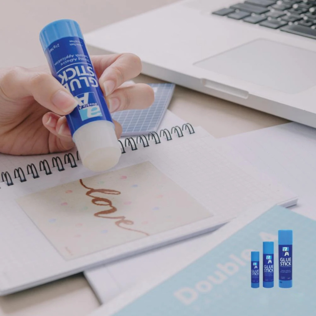 [ 3C ] Keo khô dán dính, hồ khô, keo son dạng thỏi son hiệu Double A, trọng lượng: 8g