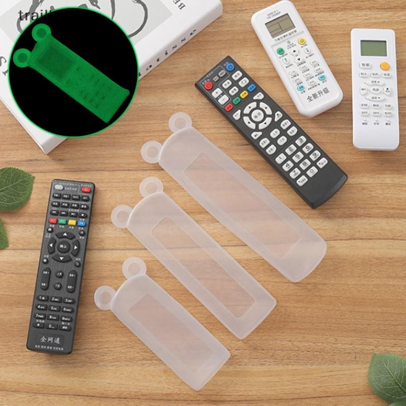 Trailblazer Silicone Điều Khiển Từ Xa Vỏ Bảo Vệ Điều Hòa Không Khí Tivi Điều Khiển Từ Xa Chống Thấm Nước Tai Gấu Huỳnh Quang Chống Bụi Bao Mới