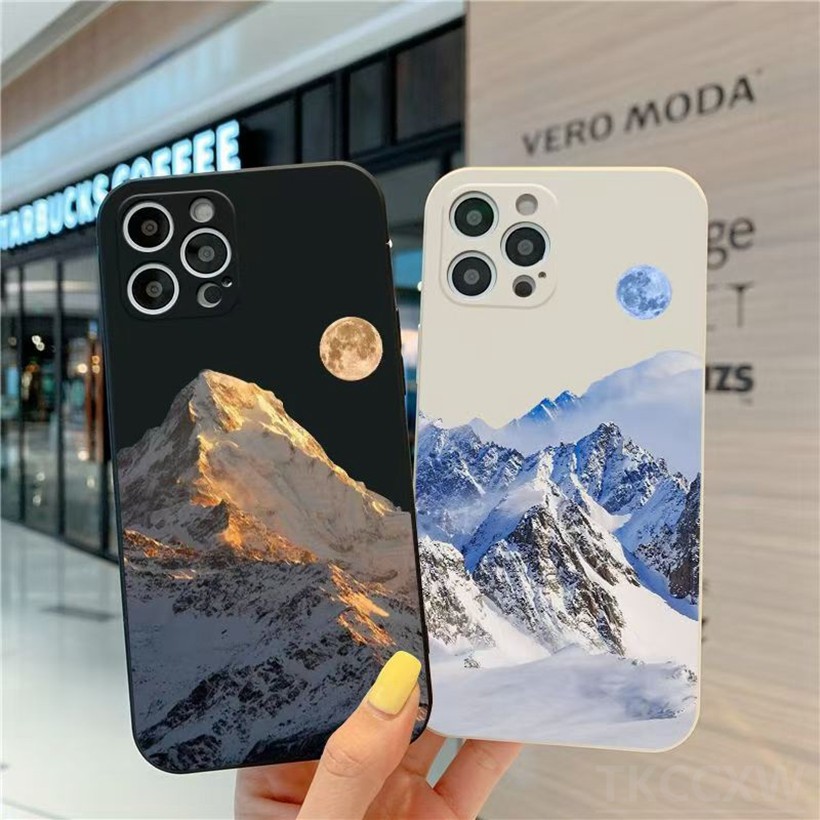 Ốp Điện Thoại Núi Tuyết Đẹp Cho Redmi Note 13 12 12T 11 11T Pro Speed 12 Turbo Vỏ Silicon Mềm