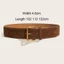 ESSENCEH Pin Buckle Thắt Lưng, Thắt Lưng Da Lộn Đa Năng Hợp Thời Trang Nữ Thiết Kế Sang Trọng Quần Thắt Lưng Quà Tặng