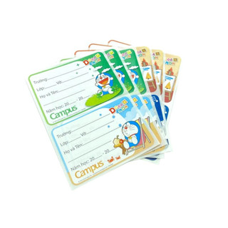[ 1 XẤP ] Nhãn Dán Tập Vở Campus Food NT - FOOD18 (Tập 12 nhãn)