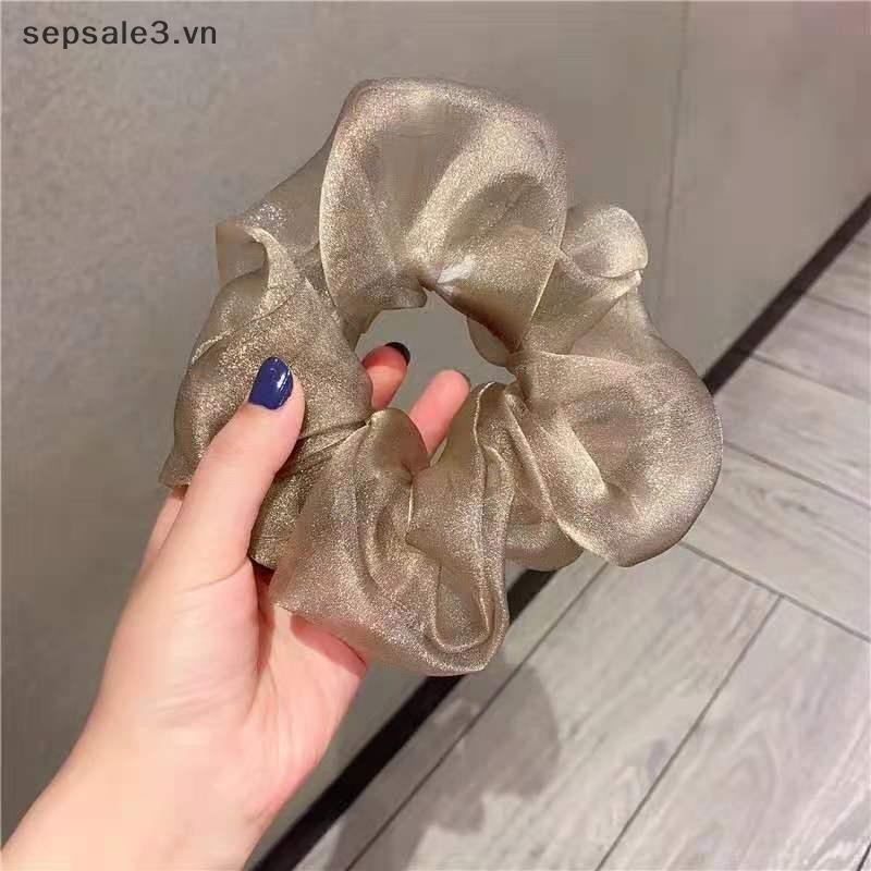 # Vn # Lưới phản quang Dây buộc tóc quá khổ bằng cao su lớn co giãn trơn.