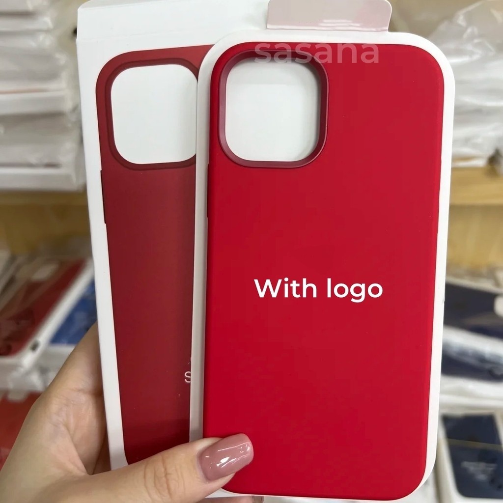 (1: 1) Silicon lỏng từ tính cho iphone 12 / 13 / Promax / pro / mini / Vỏ điện thoại chất lượng cao Bật lên hoạt hình