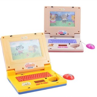 Máy tính laptop,có chuột kèm đèn led cho bé từ 2-5 tuổi Giúp Bé Tránh Xa Điện Thoại Nhua201