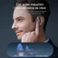 Tai nghe không dây mở Bluetooth 5.4 180° Tai nghe đa năng tai trái phải có thể điều chỉnh xoay có Mic cho âm nhạc thể thao kinh doanh