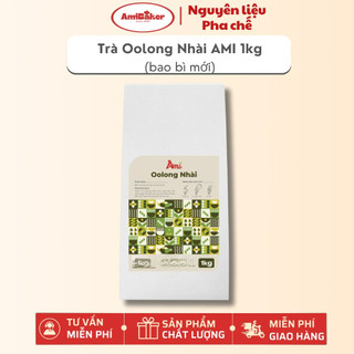 Trà Oolong Nhài AMI Cao Cấp 1kg - Hương Thơm Tinh Tế, Đẳng cấp Sang Trọng