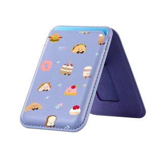 Bánh Hoạt Hình Họa Tiết Ví Cho iPhone 16 15 14 13 12 pro Max 16Plus Thẻ Điện Thoại Cho Ốp Lưng Bỏ Túi Bao