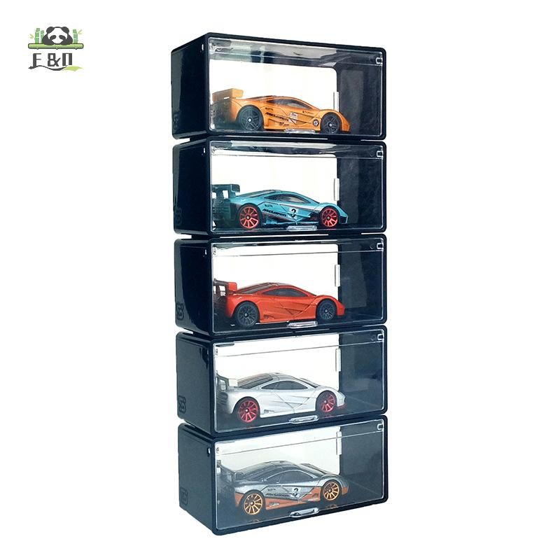[Shnzdd] 1 Cái Hộp Bảo Quản Có Thể Xếp Chồng Chống Bụi Trong Suốt Không Có Mô Hình Diecast Ô Tô Hộp Trưng Bày Xe Ô Tô Hợp Kim Trẻ Em Hộp Bảo Quản Mô Hình Ô Tô EMKK