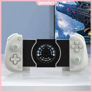 Bộ điều khiển chơi Game điện thoại di động tương thích Bluetooth không dây có quạt làm mát Bộ điều khiển trò chơi co giãn Tay cầm chơi Game có thể mở rộng cho Switch cho Android / PC [jennie1.vn]