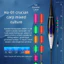 Phao Câu Cá Điện Tử PYCOU, Đèn Báo Trượt Trôi Ống Đèn LED Phao, Chất Lượng Cao 2 Phao Phao Tấn Công Đá Câu Cá Đuôi Dài