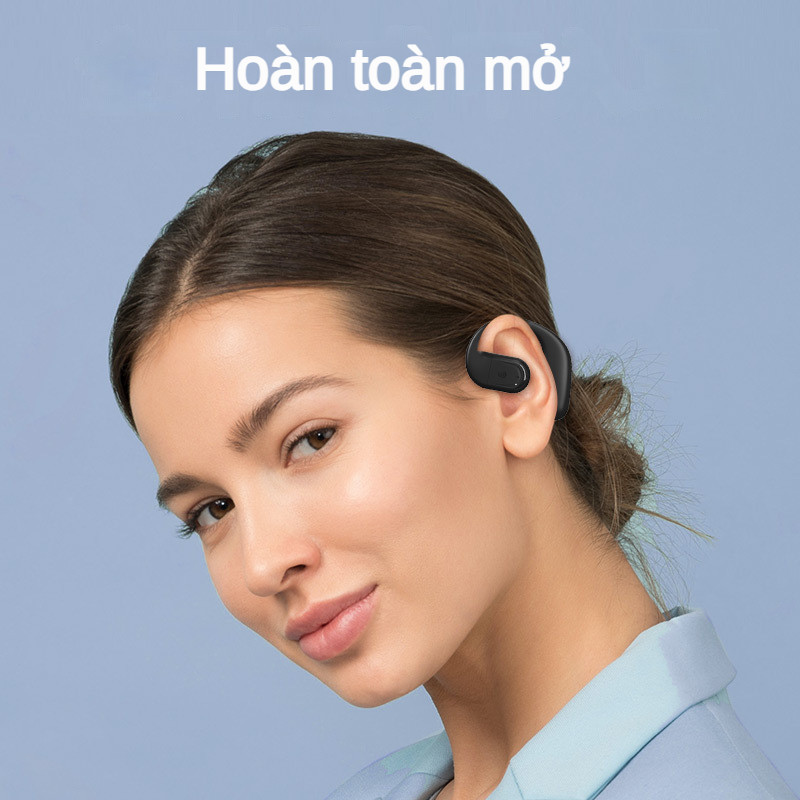 Phong Cách Mới Tai Nghe Bluetooth OWS YJ78 Trái Phải Đeo Xoay Thể Thao Không Dây Mở Tai Phong Cách Đeo Tai Không In-Ear