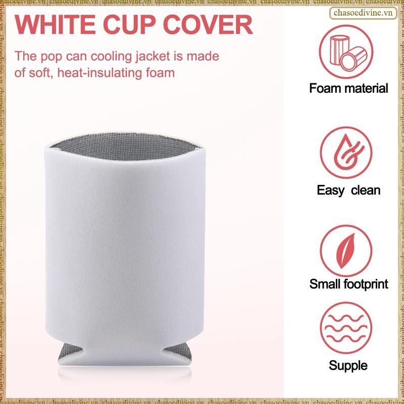 [K O G X] 10 Chiếc Bia Neoprene Có Thể Làm Mát Cốc Uống Chai Tay Cách Nhiệt Bọc Mới