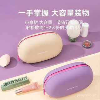 [Túi đựng đồ vệ sinh & mỹ phẩm silicone chống nước & di động · Dung tích lớn] |   Bộ tổ chức lưu trữ di động thân thiện với du lịch |   Túi lưu trữ đa chức năng phong cách Ins dễ thương