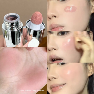 [COD] Phấn má hồng dạng lỏng BKAKE Velvet Blush siêu mịn, phấn má hồng Real Makeup Blush Face Cheek Rouge Liquid Blush Cream Cosmetics Products Smooth Pink Face Raremakeup Beauty ღ Pink Girl Bling Makeup Look