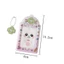 Khung Ảnh SAMO, Tấm Bảo Vệ Màn Hình Thẻ Thần Tượng PVC Photocard Giá Đỡ Móc Khóa, Động Vật Hoạt Hình Treo Trang Trí ID Huy Hiệu Giá Đỡ