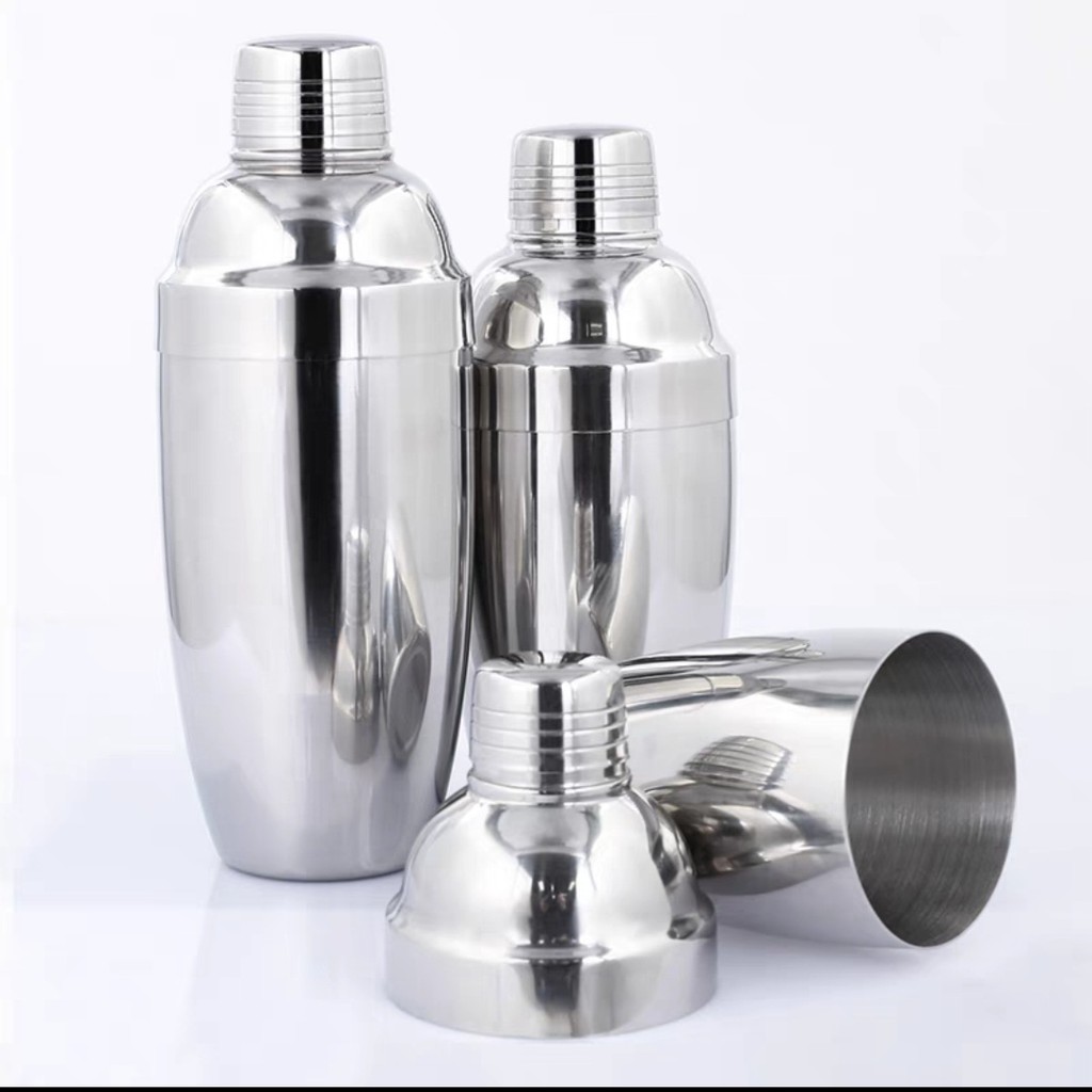 Shaker/ Bình Lắc Inox Các Size 350ml, 530ml, 700ml, Dụng Cụ Pha Chế Chuyên Nghiệp, Chất Liệu Bền Đẹp