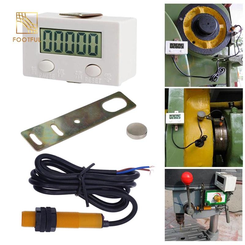 Bộ đếm kỹ thuật số điện tử Đồng hồ đo cảm ứng Đồng hồ đo bảng điều khiển bền Chính xác