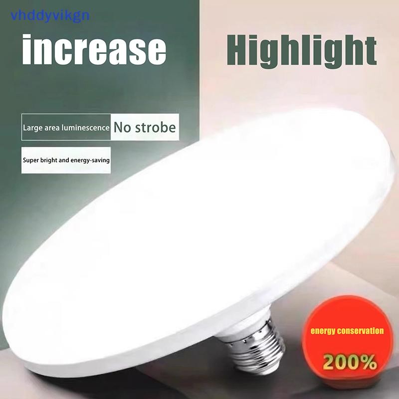VHDD 1 Bóng LED Đĩa Bay 20-200W, Đèn Trần Nhà Để Xe, Tiết Kiệm Năng Lượng, Đế E27 AC 220V