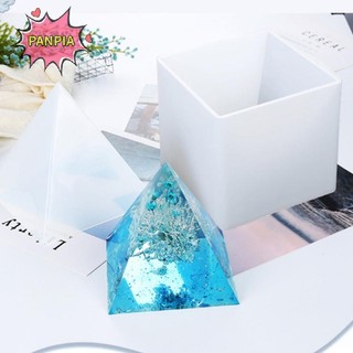 Pnpia Siêu Lớn Kim Tự Tháp Nhựa Khuôn Silicon Nhựa Trang Sức Làm Khuôn 15cm Boutique