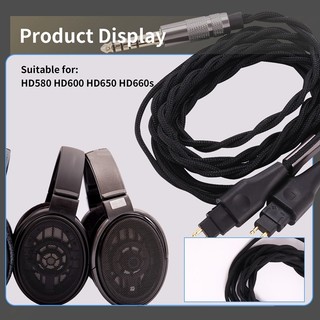 Cáp cân bằng tai nghe 4.4mm Cáp DIY cho cáp nâng cấp tai nghe HD580 HD600 HD650 HD660S