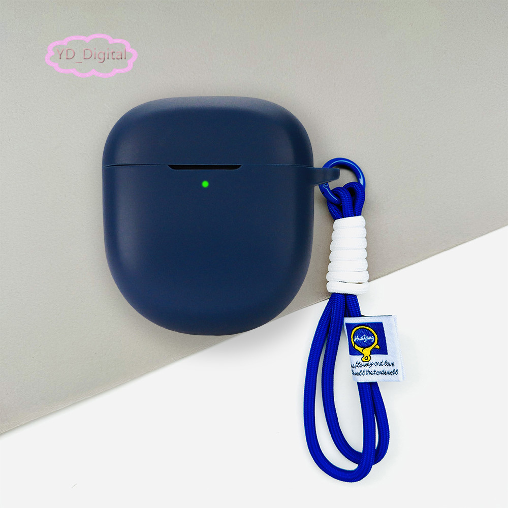 Dành Cho Bose Quietcomfort Ultra / Earbuds II Ốp Lưng QC 2 3 Vỏ Bảo Vệ Tai Nghe Silicon Màu Trơn Tay Mềm Có Nhẫn