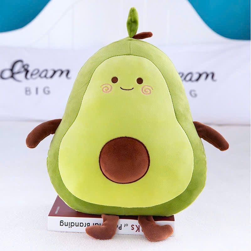 Gấu bông bơ nhí, móc khóa quả bơ dễ thương mềm mịn 20cm