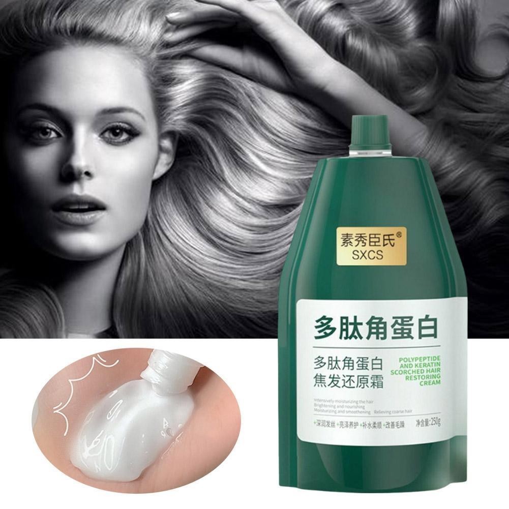Learnever 250ml Kem Phục Hồi Tóc Dưỡng Ẩm Dưỡng Ẩm Mịn Tóc Khô Kem Chăm Sóc I4a4