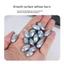 PYCOU 20 Chiếc Chìm Câu Cá, 3g / 4g / 5g / 6g / 7g / 8g / 9g / 10g Cá Chép Câu Cá Trọng Lượng Chìm, Trọng Lượng Chì Hợp Kim Thép carbon Chất Liệu Câu Cá Trượt Bắn Chìm Dụng Cụ Câu Cá